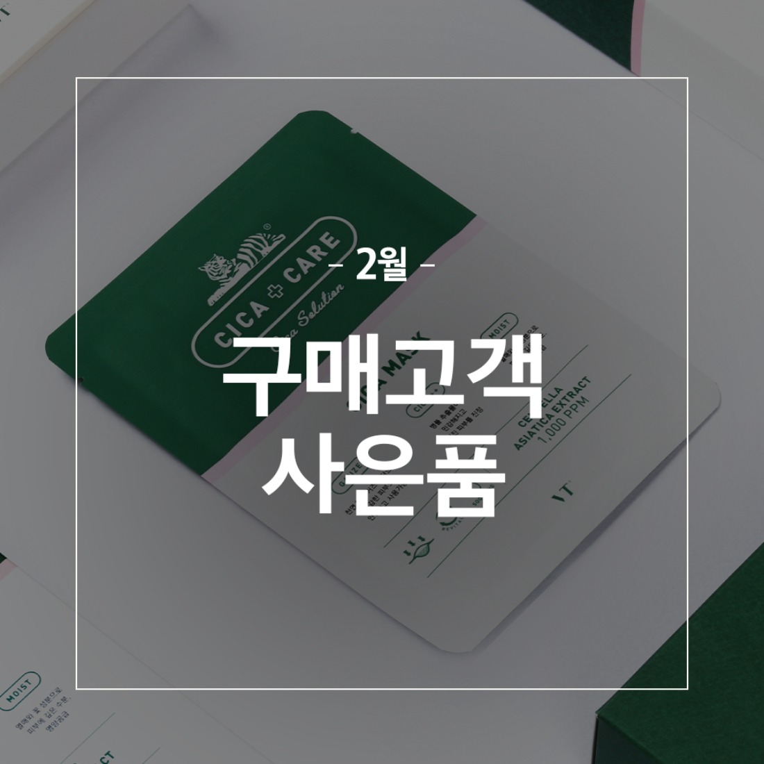 브이티코스메틱,화장품,브이티코스메틱,23년 2월 구매금액별 사은품,자체브랜드